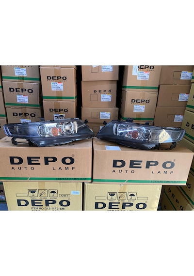 Honda Accord 2003-2005 Arası Depo Sağ Ve Sol Far Takım 33151-sea-g01 / 33101-sea-g01