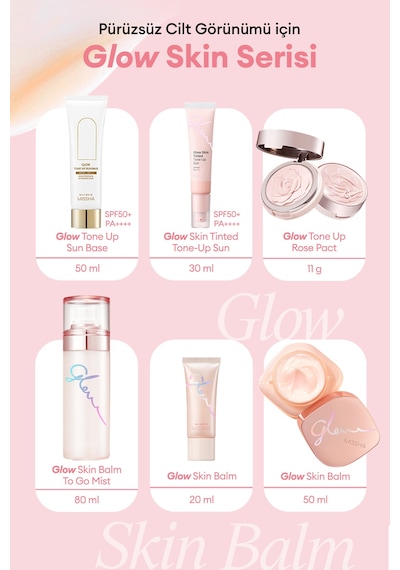 Missha Glow Sun Base Aydınlık ve Işıltılı Görünüm Sunan Nemlendirici Baz SPF50+ 50 ML