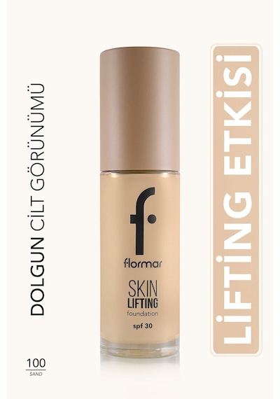 Flormar Skin Lifting SPF'li  Fondöten 100 Sand