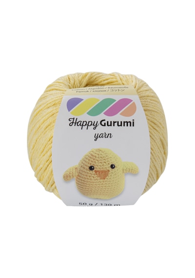 Happy Yarn Happy Gurumi Amigurumi Örgü İpi 50gr 130m Açık Sarı