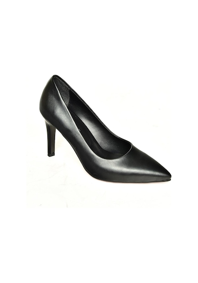 Fox Shoes U676082009 Siyah İnce Topuklu Kadın Stiletto Ayakkabı Siyah