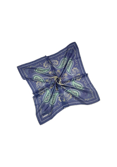 Mim Eşarp - Akmoda Soft Pamuk Eşarp - İndigo 90x90 Cm