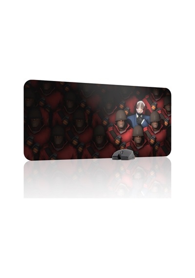 Team Fortress Kaymaz Dikişli Kauçuk Oyuncu Mousepad V3 - 90x40 Xxl Gaming Mouse Pad Fare Altlığı