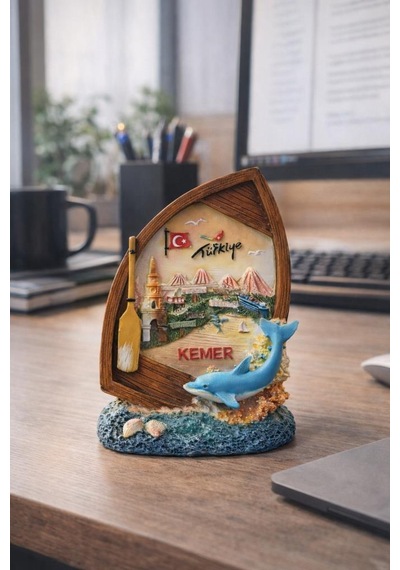 Türkiye Temalı Masa Üstü Dekor Biblo Ofis Masası Süsü & Ev Dekorasyonu 11 9 Cm