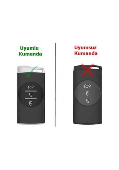 Chery Tiggo 7 Pro Uyumlu Kumanda Anahtar Kılıfı Oto Anahtarlık Turkuaz