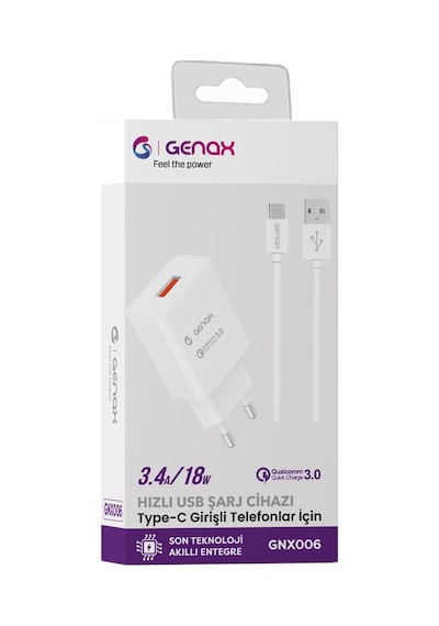 Gnx-006 3.4a 18w Type-c Şarj Cihazı