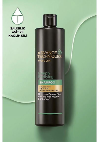 Avon Depply Purifying Yağlı Saçlar İçin Arındırıcı Şampuan 3 x 400 ML