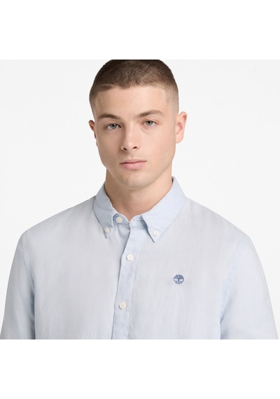 Timberland Mill Brook Linen Shirt Erkek Gömlek-33319 Açık Mavi
