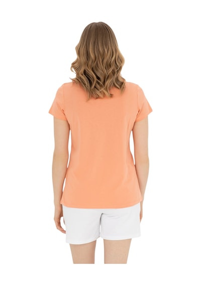 U.S. Polo Assn. Kadın Basic Tişört 1804839 Somon U.S. Polo Assn. Kadın Basic Tişört 1804839 Somon