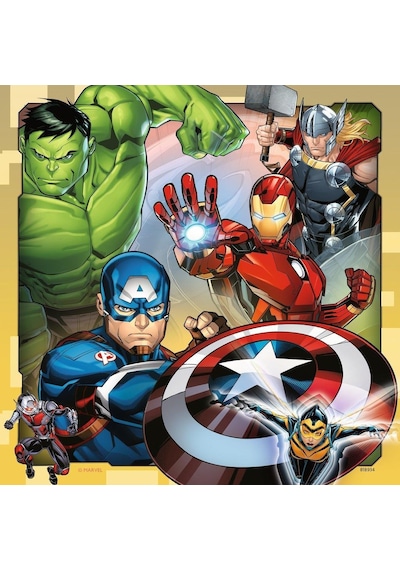 Ravensburger 3x49 Parça Puzzle Avengers 080403