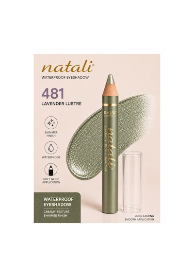 Natali Waterproof Göz Kalemi Ve Göz Farı No:481 Yeşil