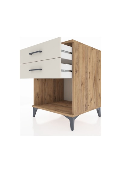 Kronos Komodin 2 Çekmeceli 60x59x80 Çam-aytaşı Çam