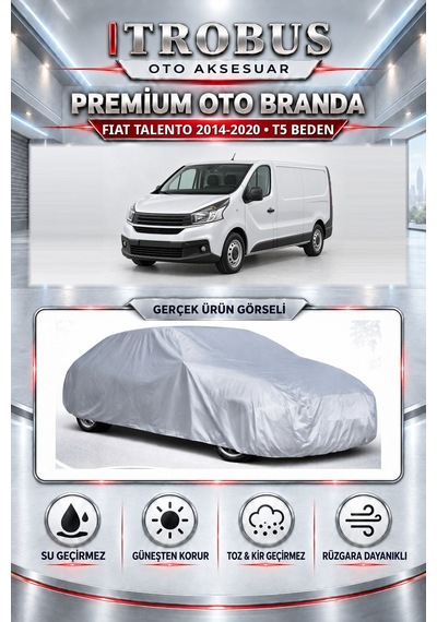 Fiat Talento 2016-2022 Uyumlu Premium Araba Brandası Oto Branda T5 Beden