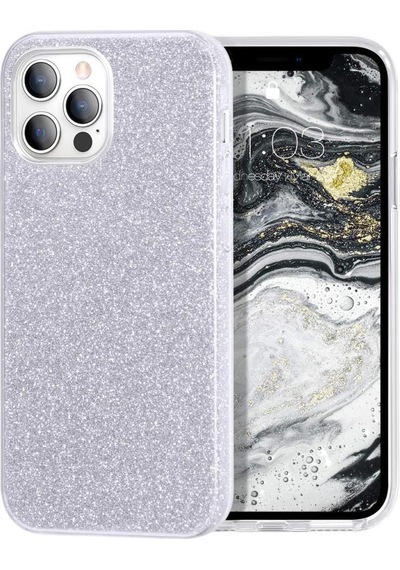 Apple Uyumlu  iPhone 12 Pro Max Kilif ???Zore Eni Parildayan Tasli Kilif 462290412