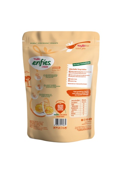 Yayla Enfies Freeze Dried Dondurularak Kurutulmuş Çıtır Meyve-portakal 15 Gr 15 G