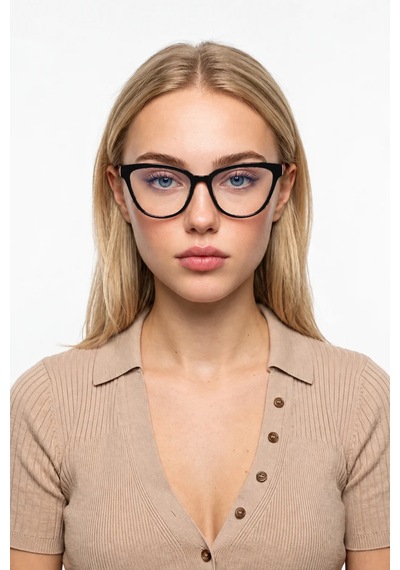 Cat Eye Optik Çerçeve Uyumlu Blue Block Narina Gözlük Şeffaf