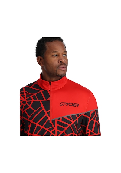Spyder Spyder Vital 12 Zip Erkek Kırmızı İçlik Üst 22417