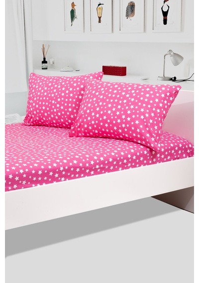 Ranforce Büyük Boy Lastikli Çarşaf Ve Yastık Kılıfı 180x200