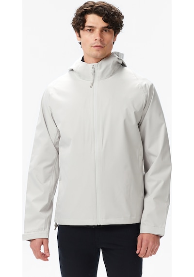 Nautica Erkek Gri Regular Fit Kapüşonlu Su Geçirmez Yağmurlukdüzj57044t