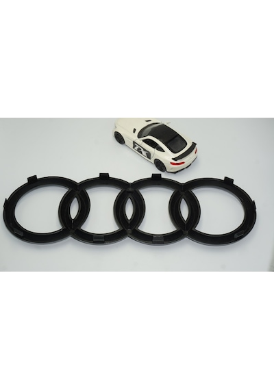 Dk Audi A3 A4 A5 A6 Ön Panjur Izgara Halka Parlak Siyah Abs Logo