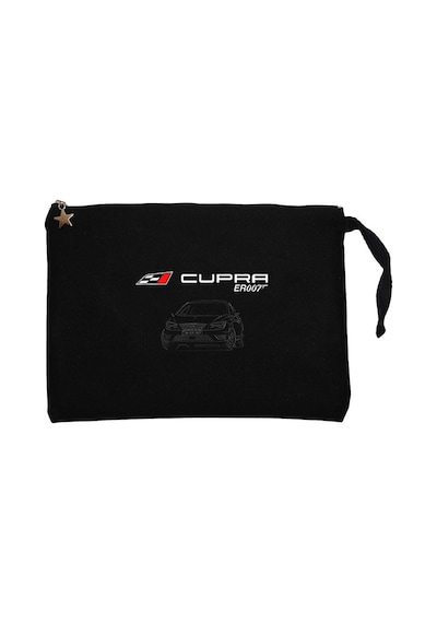 Seat Leon Cupra ER007 Siyah Clutch Astarlı Cüzdan / El Çantası Siyah