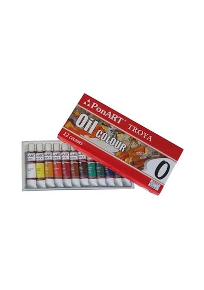 Ponart Troya Yağlı Boya Seti 12 Renk X 12 ML