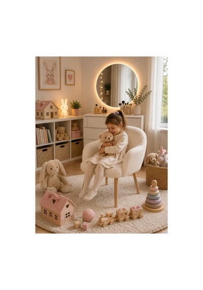 Heidi Çoçuk Koltuğu Çoçuk Odası Koltuğu Teddy Kumaş Kaplı Çocuk Ders Çalışma Koltuğu Yumuşak Beyaz Beyaz Heidi Çoçuk Koltuğu Çoçuk Odası Koltuğu Teddy Kumaş Kaplı Çocuk Ders Çalışma Koltuğu Yumuşak Beyaz Beyaz