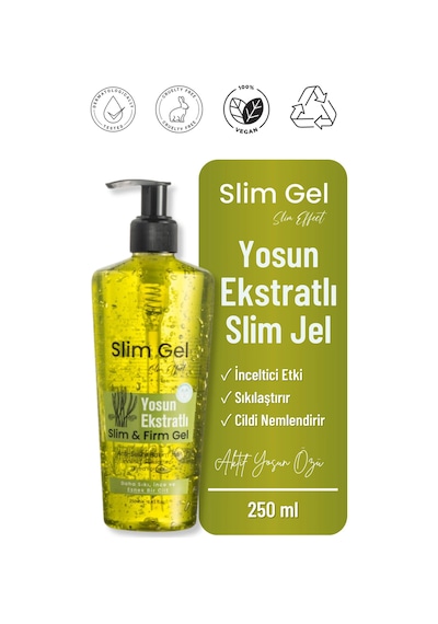 Yosun Özlü Ekstra Slim Jel Selülit & Çatlak Karşıtı, Bölgesel İncelme Ve Sıkılaştırıcı Etki