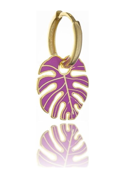 Pink Palm Gümüş Küpe-312 Gold