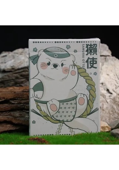Room One Samurai Otter Mizu Edition Standard Blue Premium Oyun Kağıdı İskambil Kartları Destesi