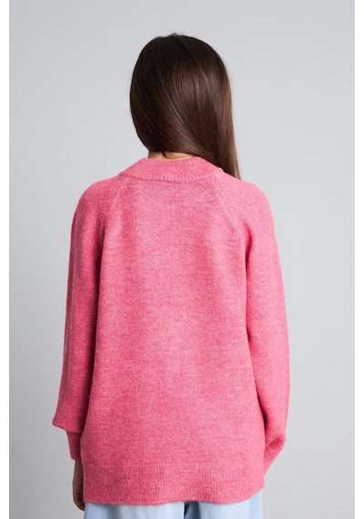 Defacto Reglan Kol Bisiklet Yaka Triko Basic Kazak Kız Çocuk H8406a826aupn86 Pembe-pn86