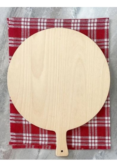 60 Cm Ahşap Bazlama Kesme Tahtası Hamur Açma Tahtası 60cm-bazlama