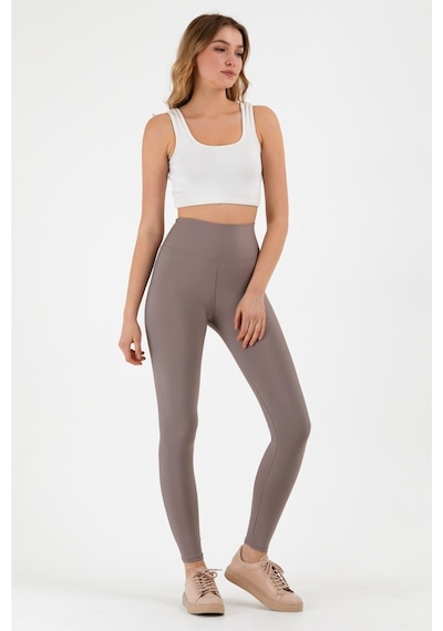 Winmoda34 Kadın Korse Tayt Push Up Yüksek Bel Geniş Kemer Somon