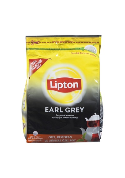 Lipton Demlik Poşet Çay 250 3,2g Earl Grey - 800g 4'li Avantaj Paketi - 4 Adet Tarı