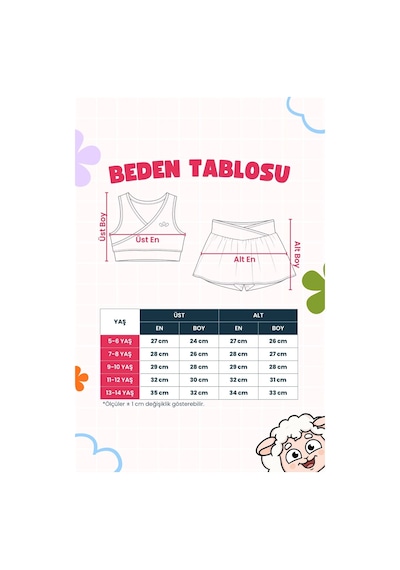 Zuzunga Kız Çocuk Sportif Gri Renk Crop - Şort Etek Alt Üst - Takım