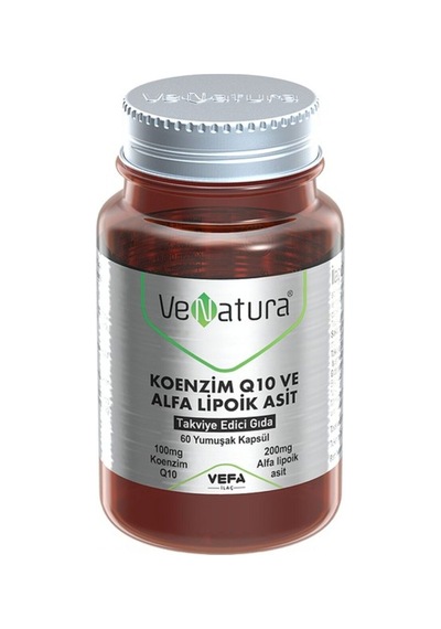 Koenzim Q10 Ve Alfa Lipoik Asit Takviye Edici Gida 60 Kapsül 100 Mg Koenzim Q10 200 Mg Alfa