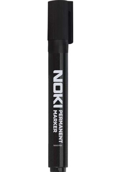 Noki Marker Permanent Kalem Kesik Uç Siyah