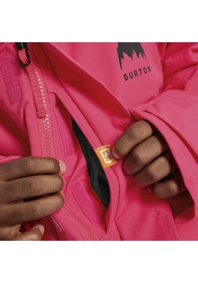 Burton Burton Skimmer Jacket Unisex Çocuk Pembe Snowboard Ceketi 3010 Pembe