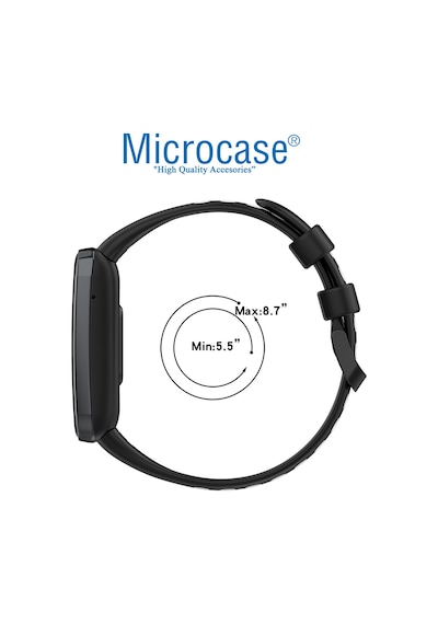 Microcase KY50 Xiaomi Mi Band 7 Pro için Delikli Silikon Kordon Kayış