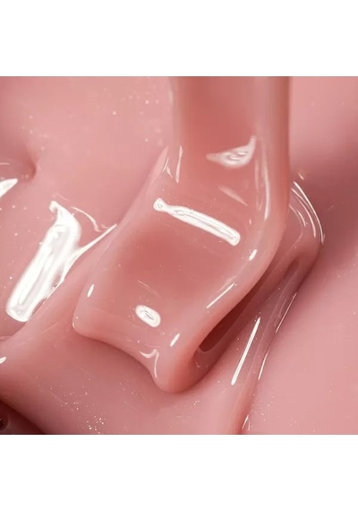 Runail Professional Protez Tırnak Jeli Uv Builder Gel Parıltılı Koyu Nude Pembe 30gr. 3865