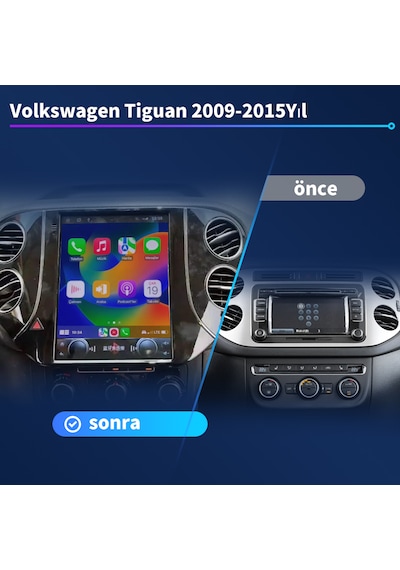 Volkswagen Tiguan 2009-2015y 2gb Ram 32gb Rom Multimedya Carplay 9.7''