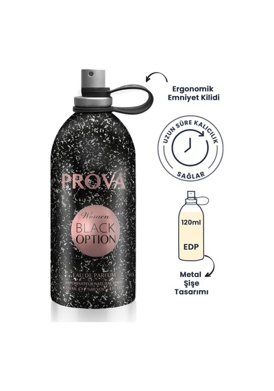 Prova Black Option Ve See Edp Kadın Parfüm Seti X2 120 Ml Ada Esintisi