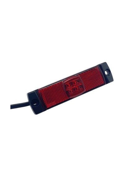 Frıstom 12v-24v Yan İkaz Lambası Side Marker Ledli Kırmızı Krone Tip Dorse 130 32 Mm E9