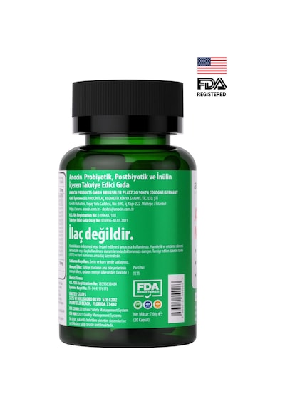 Anocin Akkermansia Muciniphila Probiyotik 20 Kapsül