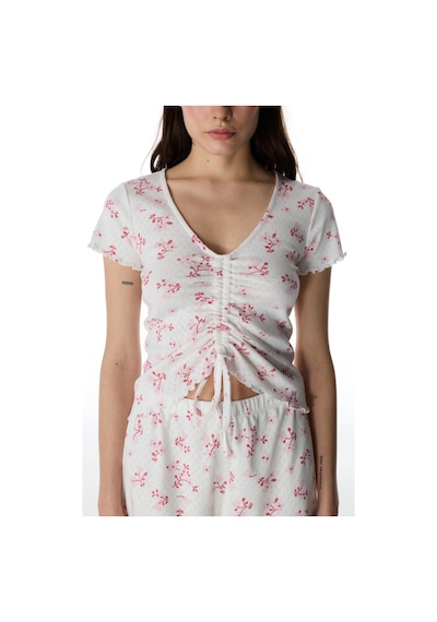 Penti Pembe Blossom Pamuklu Pointel Tişört Pijama Üstü
