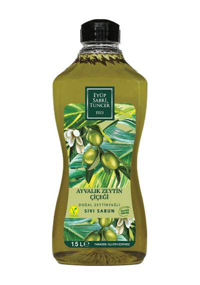 Eyüp Sabri Tuncer Ayvalık Zeytin Çiçeği Doğal Zeytinyağlı Sıvı Sabun 1.5 L