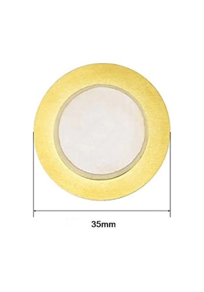 35mm Piezo Disk Ses Üretici Oyuncak Alarm Acil Tehlike Uyarı Kapı Zil Oyun Ton Şarkı Kısa Devre Buto