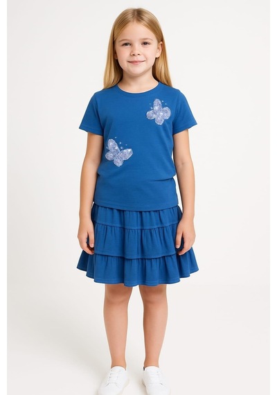 Nk Kids Kız Çocuk Salda Takım Nk-18307 İndigo