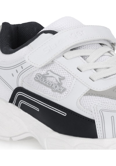 Slazenger Pırus Unisex Çocuk Beyaz / Lacivert Günlük Spor Ayakkabısı Beyaz - Lacivert
