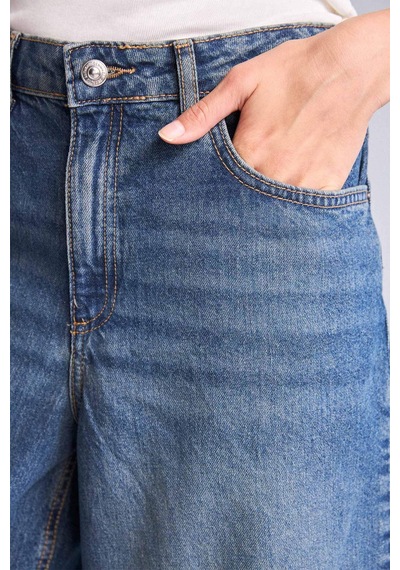 Defacto Yüksek Bel Jean Bermuda H0657ax26smnm28 Mavi-nm28